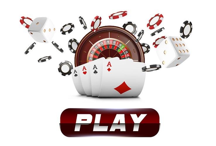 Meja permainan Texas Poker dengan kartu terbuka